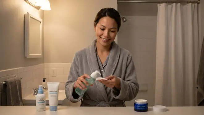 Evening Routine (5-7 minutes total)