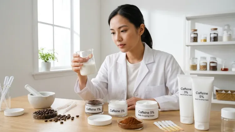 Types & Variations of Caffeine in Body Sculpting Products