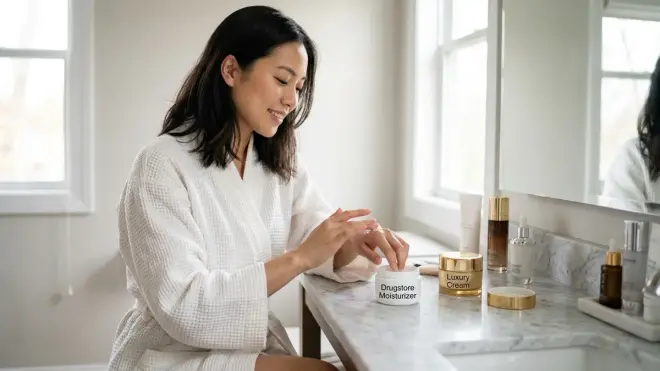 Do drugstore dupes for high end products work as well for aging skin?
