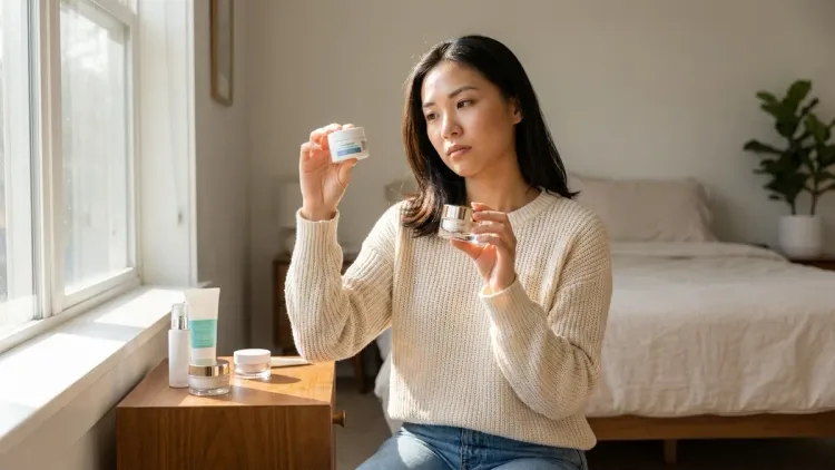 What active ingredients should I look for in an eye cream after 50?