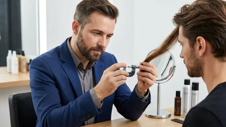 Step 2: Assess Hair Texture and Cortex Diameter