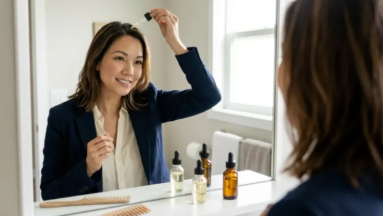 How long does it take to see results from layering scalp actives?