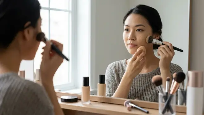 Step 2: Apply Foundation Using the Stipple-Press-Buff Method