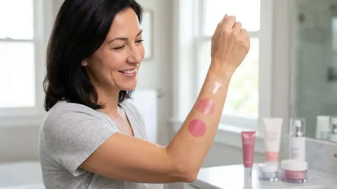 How long does the color-changing effect last on skin?