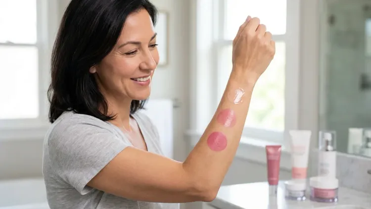 How long does the color-changing effect last on skin?