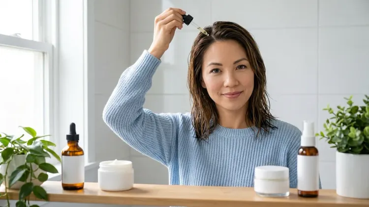 Step 5: Styling Products with Scalp Benefits (1-3 Minutes)