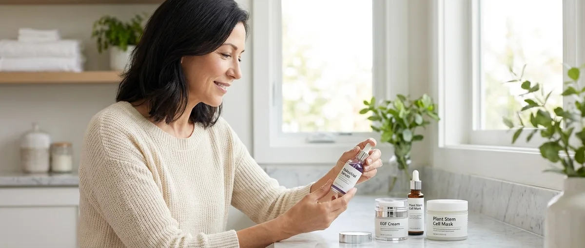 Bioregenerative Skin Technology Explained: Bakuchiol, EGF, and Plant Stem Cells